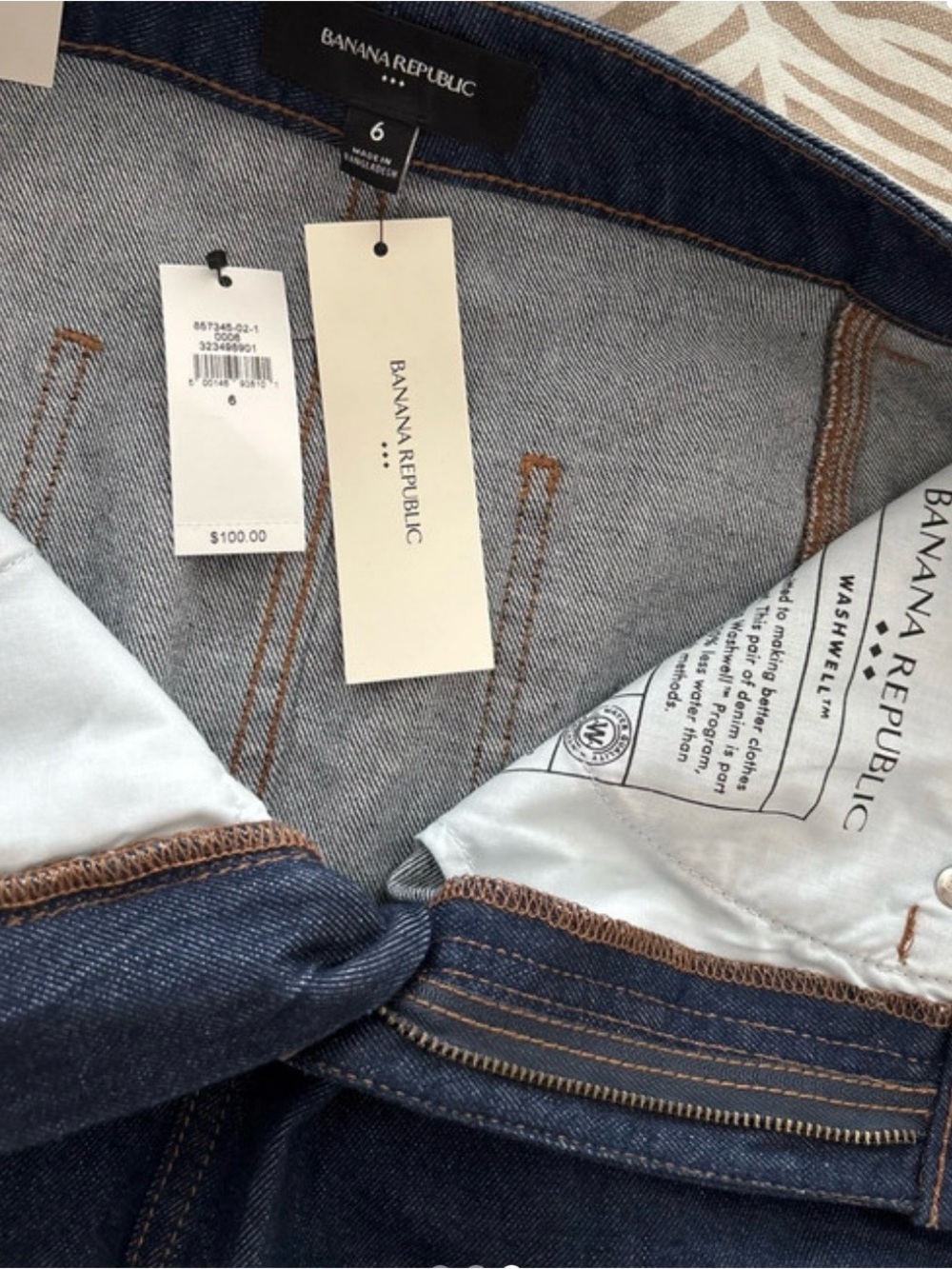BANANA REPUBLIC denim skirt NWT - Picture 3 of 7